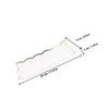 SEWCHICS 8pcs White Square Paper Cake Plates Scalloped Edge, 9-inch Disposable Party Dinner Plates for Festival, Holiday, and Household Serving view 2