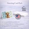 Caroline's Treasures Chocolate Labradoodle Coastal Sea Glass Greeting Cards Pack of 8 Blank Cards with Envelopes Whimsical A7 Size 5x7 view 4