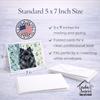 Caroline's Treasures Black Pomeranian Coastal Sea Glass Greeting Cards Pack of 8 Blank Cards with Envelopes Whimsical A7 Size 5x7 view 3