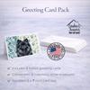 Caroline's Treasures Black Pomeranian Coastal Sea Glass Greeting Cards Pack of 8 Blank Cards with Envelopes Whimsical A7 Size 5x7 view 4