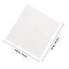 HONMEET 100pcs White Kraft Paper Food Storage Bags with Window, 18x19cm Greaseproof Bakery Sandwich and Toast Packaging Pouches for Homemade Bread and Cookie Sleeves view 2