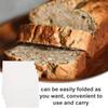 HONMEET 100pcs White Kraft Paper Food Storage Bags with Window, 18x19cm Greaseproof Bakery Sandwich and Toast Packaging Pouches for Homemade Bread and Cookie Sleeves view 3