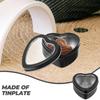 ABOOFAN 10pcs Heart-shaped Tin Candy Boxes Black Window Party Favor Boxes for Wedding and Valentine's Day Treat Packaging view 3