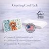 Caroline's Treasures Miniature Red Poodle Coastal Sea Glass Greeting Cards Pack of 8 Blank Cards with Envelopes Whimsical A7 Size 5x7 view 4