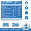 Axe & Sledge Hydraulic Stim-Free Pre-Workout Powder for Men & Women, Performance, Stamina, Focus, Pumps, L-Citrulline, Beta Alanine, Creatine, Caffeine-Free, Blue Raspberry v3 view 2