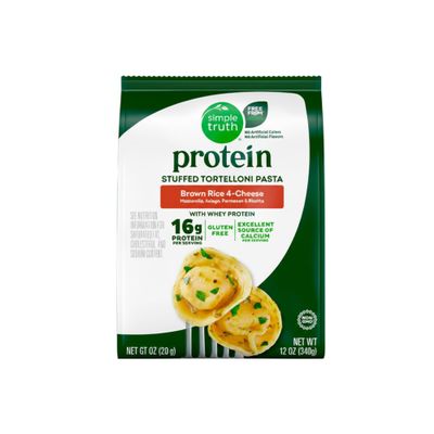 ST Protein Brown Rice 4-Cheese Stuffed Tortelloni Pasta 12 OZ