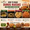 Duritos (Duros) Mexican Pinwheel Wheat Snacks Bulk Chicharrones de Harina Fry for Crunchy Botana Snack Authentic Street Food by New to Town (8 Ounce) view 4