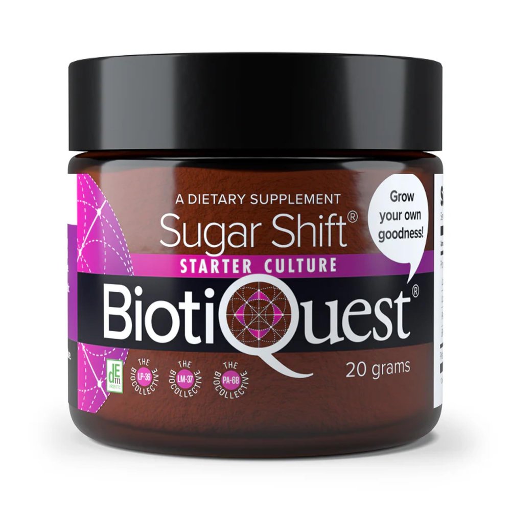 Biotiquest Sugar Shift Starter Culture | Live Cultures for Homemade Yogurt | No Cellulose of Preservatives | Specially Formulated for Digestive Health & Sugar Metabolism | 20 Batches