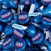 340ct Happy Father?s Day Plaid Stickered Blue Milk Chocolate Bulk Candy Kisses - Sweet Gifts For Dad, Church Event Giveaways, Office Celebration Favors & More (3.4lb) view 1