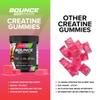 Bounce Pro Creatine Monohydrate Gummies for Men & Women, Low Calorie, 6G of Creatine per Serving, Vegan, Anti-Melting, Gluten-Free, Non-GMO (30 Count (Pack of 1), Strawberry Kiwi) view 3