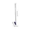 ULDIGI Floor Scrub Brush with Squeegee 2-in-1-34.3" Long Handle Shower Scrubber for Tile Grout - 180 Heavy Duty Cleaning Stiff Brush for Bathroom Kitchen Patio Deck view 2