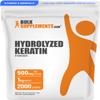 BulkSupplements.com Hydrolyzed Keratin Powder - Gluten Free, 500mg per Serving, 1kg (2.2 lbs) (Pack of 1) view 1