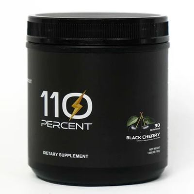 110 Percent Pre-Workout Powder, Energy & Focus Support for Strength Training, Powerlifting & High-Intensity Workouts | 30 Servings, 762g (Black Cherry)