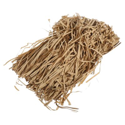 Tofficu Raffia Grass Paper Filler Shreds 200g Bag Deep Kraft Color Basket Packing Shredded Paper for Box Filling Wrapping Craft Supplies