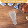 JOINPAYA 2 Pairs Self-Adhesive Gel Heel Cushion Inserts with Honeycomb Anti-Skid Pads, Soft Back Heel Cups for Men and Women, Shock Absorbing Shoe Inserts for Loose Shoes, Size L view 3