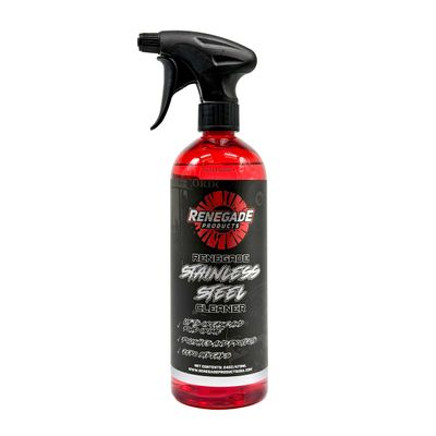 Renegade Stainless Steel Cleaner & Polish | Non-Abrasive Streak-Free Shine for Appliances, Chrome, Aluminum & Glass | Cleans, Polishes & Protects | Fingerprint Resistant (24 Oz)