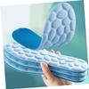 HAMPPLIES 6 Pairs of Blue Athletic Shoe Insoles 4d Pebble Shock Absorption, High Elasticity, Breathable Sweat-Absorbent Cushion, Non-Slip Support Inserts for Men and Women Size 41-42 view 4