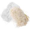 ARTSEWPLY Shredded Paper Box Filler 2pcs White Cream Crinkle Cut Paper Shreds for DIY Baskets, Party Decorations, Bridesmaid Proposal Stuffers, and Packaging Supplies