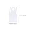 SEWACC 200pcs Disposable Waterproof and Oil Proof Plastic Aprons for Adults, Sleeveless Cooking and Painting Protective Bibs, Aprons for Housework, Picnic, and Party Use view 2