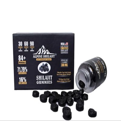 Black Resin Chewables - Sun Dried Black Resin Extract - 60 Count