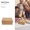 Ipetboom 5pcs Kraft Boxes with Lids 20x18x8cm Large Decorative Storage Boxes for Clothes Scarves Packaging Birthday Favor Present Wrapping view 3