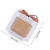 Ciieeo Valentine's Day Boxes 6pcs White Paper Bowknot Packaging Boxes 10x10x10cm Candy and Biscuit Storage for Party and Festival view 2