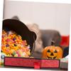 TOBBOMEY 2pcs Halloween Coffin Shape Candy Boxes Black Candy Container Treat Holders Party Decorative Props for Halloween Storage and Jewelry Packaging view 3
