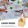 GLEAVI 25pcs Hollow Laser Cut Wedding Candy Boxes with Ribbon Vintage Party Goodies Containers for Wedding Treats and Valentines Day Wrapping view 3