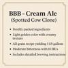Brown Box Beer BBB - Cream Ale (Spotted Cow Clone) - All Grain view 2