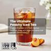 BUD TO CUP Ceylon Black Tea Bags, Peach Flavored Pure Sri Lankan Estate Tea, Naturally Infused Fruit Flavor, 20 Individually Wrapped Bags view 3