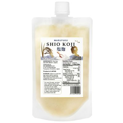 MARUFUKU From Japan Authentic Shio Koji (Salt Koji) - Premium Fermented Umami Paste | All-Natural Meat Tenderizer & Seasoning, Gluten-Free & Allergen-Free, 300g (10.58oz)