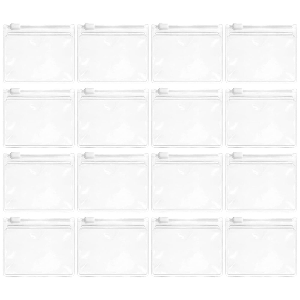 HINTRMENT 20pcs Eva Small Pill Bags Zippered Self-Sealing Medicine Organizer Bags for Travel and Vitamin Capsule Storage