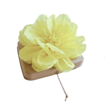 Biodegradable Water Burial Urn Kit with Yellow Flower Cruise Approved Ocean Ashes Scattering Ceremony with Certificate (3 Sizes) (Large)