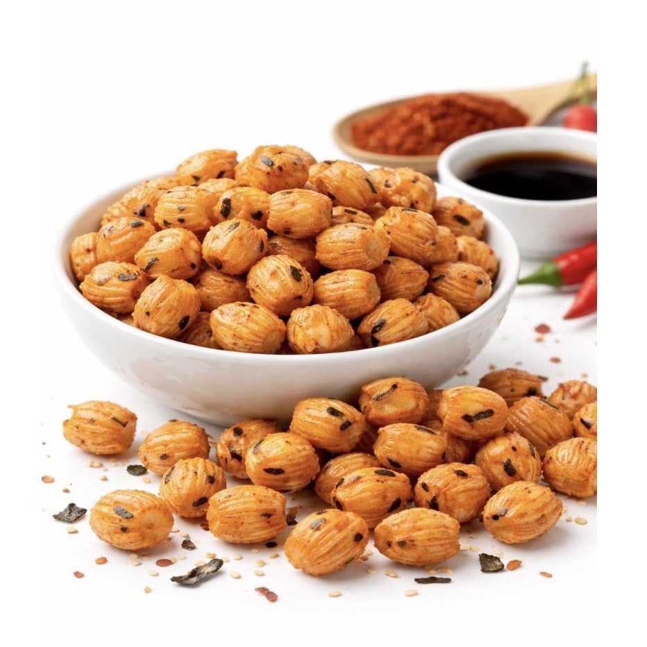 Thai Chili Ball Rice Crackers Seaweed Snack 12 oz Authentic Imported Thailand