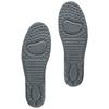 HOODANCOS Comfortable Breathable Sports Shoe Insoles, Shock Absorption Foot Pads for Men and Women, Massage Arch Cushion Inserts for Size 37-39 (1 Pair, Gray) view 1