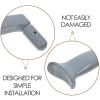 FESTFENDS Plastic Walking Stick Handle Grip Replacement Bow-shaped Crutch Hand Grip for Cane Accessories Compatible 22.21.2 Tubes Mobility Aid for Seniors and Daily Walking Support view 3