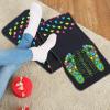 IMIKEYA Acupressure Foot Massage Mat Pebble Stone Design 175x35cm Non-Slip Foot Pressure Point Massager Home Spa view 4