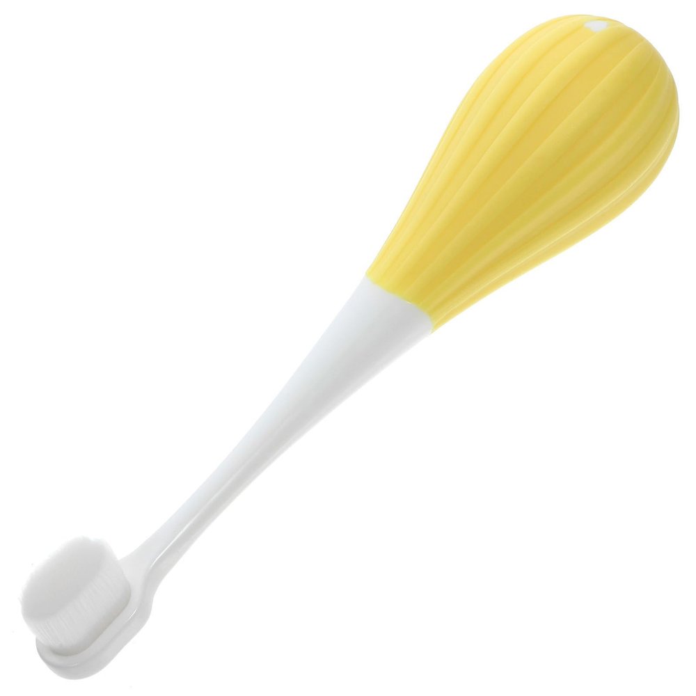 GLSTOY Soft Bristles Toothbrush for 2-5 Years, Fine Soft Bristle Manual s Toothbrush, Yellow Single Pack for Oral Care