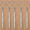 123510 Pcs Precision 3 IN 1 Glasses Screwdriver, Eyeglasses Repair Kits Key Chian Holder, Precision Tool Repairing Eye Glass, Sunglass, Jewelry, Watch, Electronics .. Flat Head, Phillips, Hex (5 Pcs) view 1