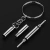 123510 Pcs Precision 3 IN 1 Glasses Screwdriver, Eyeglasses Repair Kits Key Chian Holder, Precision Tool Repairing Eye Glass, Sunglass, Jewelry, Watch, Electronics .. Flat Head, Phillips, Hex (10 Pcs) view 2