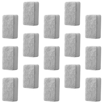 BETOOKY 15pcs Kitchen Dish Scrub Sponge Set, Non-Scratch Dual-Sided Cleaning Sponges with Grey Fabric and Grey Foam, Multipurpose Household Dishwashing for Kitchen Use