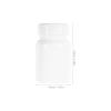 FELTECHELECTR 5pcs 80cc Small White Pill Bottles with Lids Proof Medicine Containers for Pills Capsules and Powder Storage Portable Daily Organizer Suitable for Travel and Purse view 2