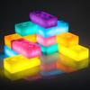 12-pcs Light Up Glow LED Rechargeable Sensory Decor Bricks & Educational for Classroom Decoration, Cognitive Cause & Effect Learning view 2