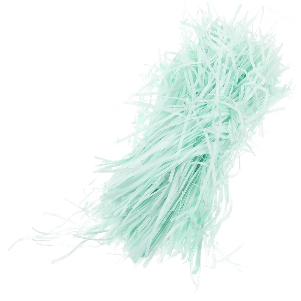 Didiseaon Raffia Grass Box Filler Shredded Paper 500g Pack for Basket Stuffing, Wedding Birthday Party Decoration, Soft Blue