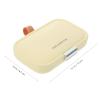 IWOWHERO Portable Sealed Small Pill Organizer Box, Multi-Grid Wear-Resistant Medicine Case with Detachable Compartments, Compact Cream White Storage for Travel and Daily Medication view 2