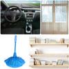 Toyvian 2pcs Blue Static Electricity Fiber Duster Household Car Dust Removal Tool Handheld Reusable Cleaning Brush for Home and Auto Dusting view 3