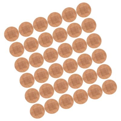Anneome Elastic Fabric Adhesive Wound Bandages 25mm Round Large Breathable Hemostatic Patches for Finger Joint Care 100pcs First Aid Skin Protection
