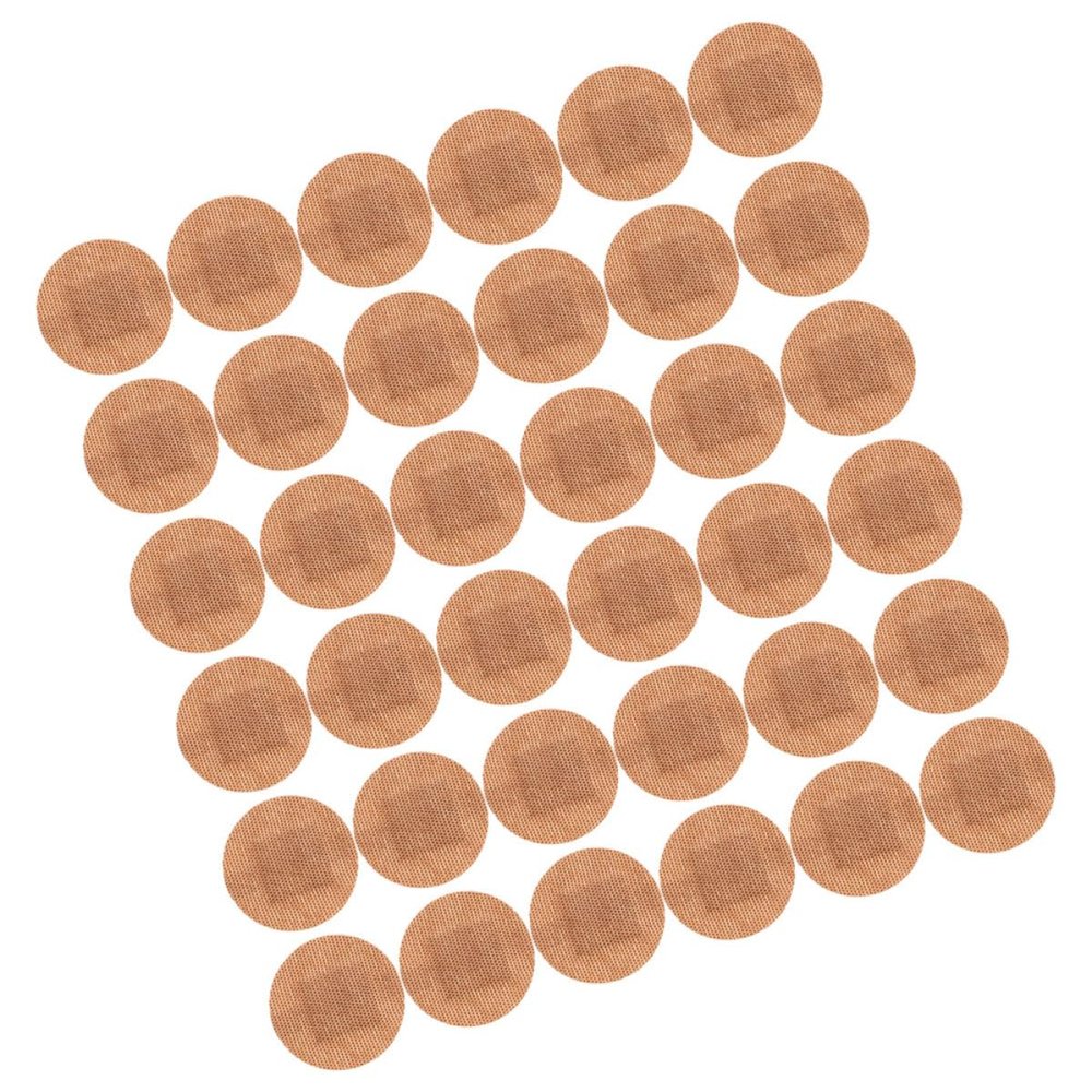 Anneome Elastic Fabric Adhesive Wound Bandages 25mm Round Large Breathable Hemostatic Patches for Finger Joint Care 100pcs First Aid Skin Protection