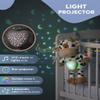 Baby Sound Machine Plush Cow with Cry Detector & Star Projector USB Rechargeable White Noise Machine Baby with 15 Melodies & Timer Lullaby Sound Machine & Baby Sleep Soother for Newborns view 3