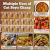 Rani Cut Soya Chaap Whitout Stick (Plant Based Protein) 30oz (1.875lbs) 850g Pack of 18 ~ Easy Open Lid | All Natural | Vegan | No Colors | NON-GMO | Kosher | Indian Origin | Soy Based Meat Substitute view 2